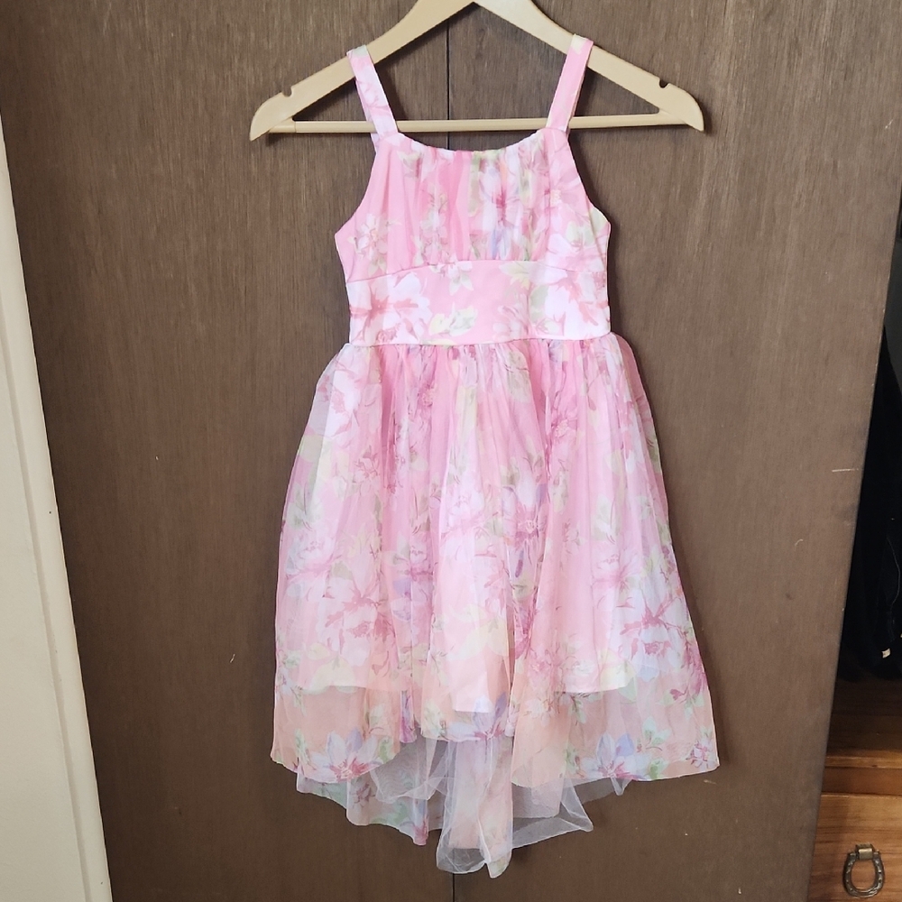 🍀Zenzi Pink Floral Kids Dress